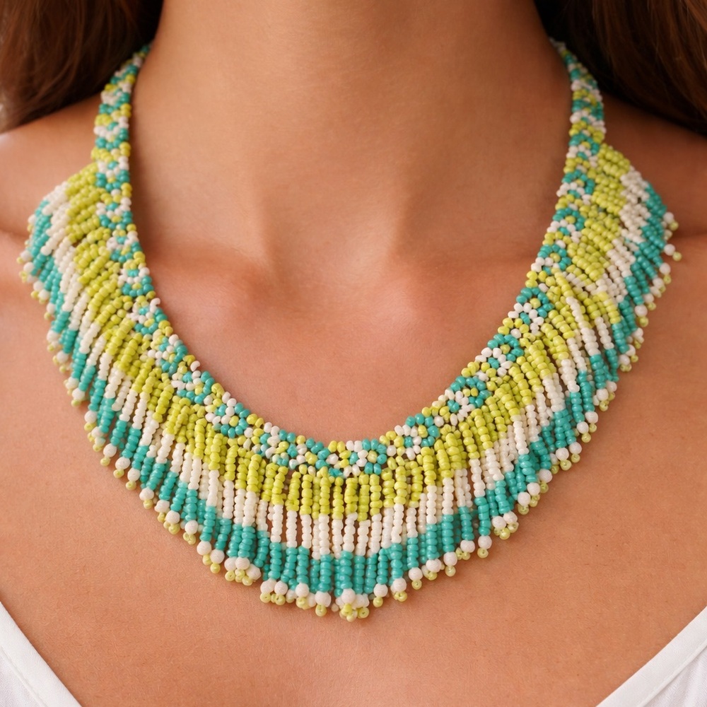 Necklace Seed Bead Boho